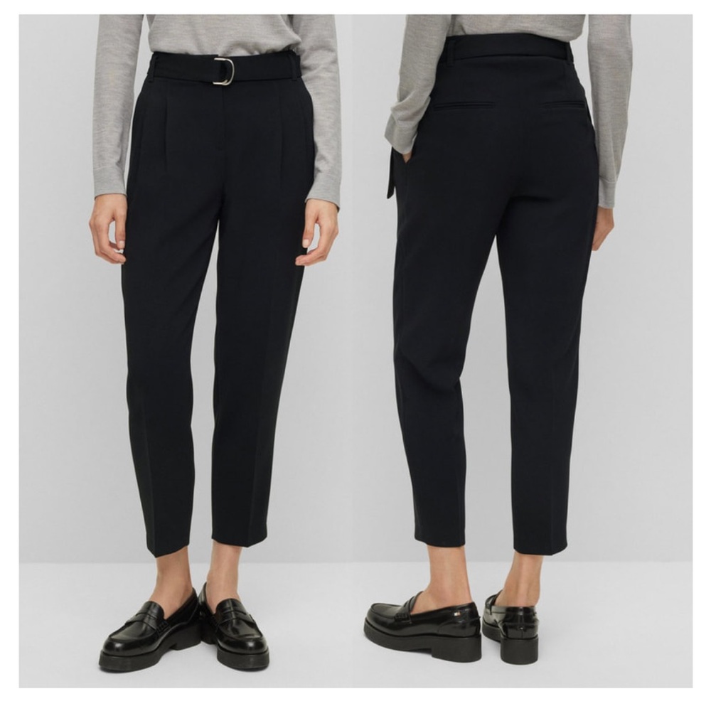 Boss Tapia Black Ankle trouser Pants 12